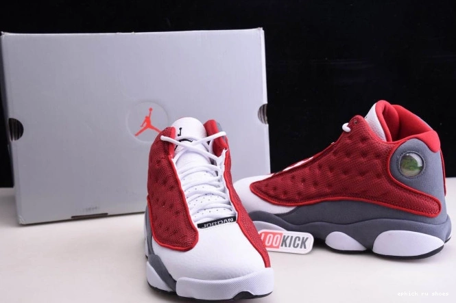 Cheap Gym Red Flint Grey Jordan Air Retro 13 414571-600 0708